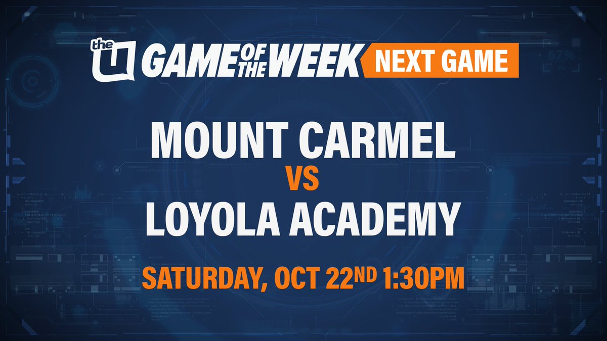 wciu's tweet photo. Coming up this week on #GameOfTheWeek only on #TheU🏈

- @IgnatiusFB vs. @FenwickFB Friday at 7:30P

- @CaravanFootball vs. @LAFootballAC Saturday at 1:30P

- @IHSA_IL Football Playoff Pairings Show Saturday at 8P https://t.co/prySMmThN5