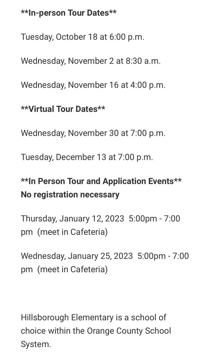 Hillsborough Elem. tweet media