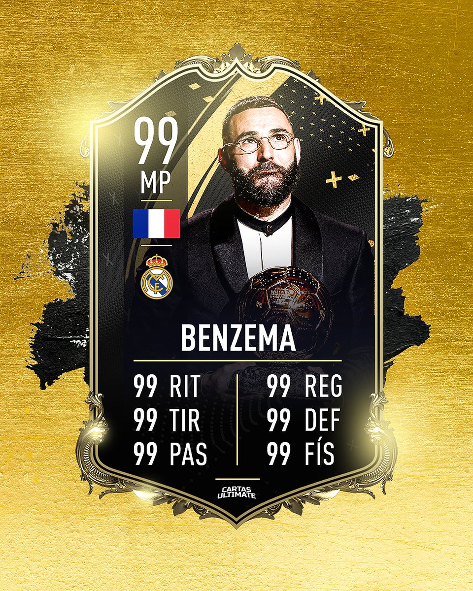 Simplemente el mejor del planeta 👑 #benzema #BallonDor