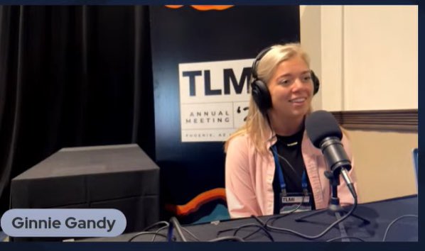 Enjoyed watching Ginnie Gandy of <a href="/ChanneledResGrp/">Channeled Resources Group</a>  live today at the <a href="/TLMI/">TLMI</a> Annual Meeting, interviewed by our favorite @PackagingPastor Adam Peek. Bravo! Release liner for the win.