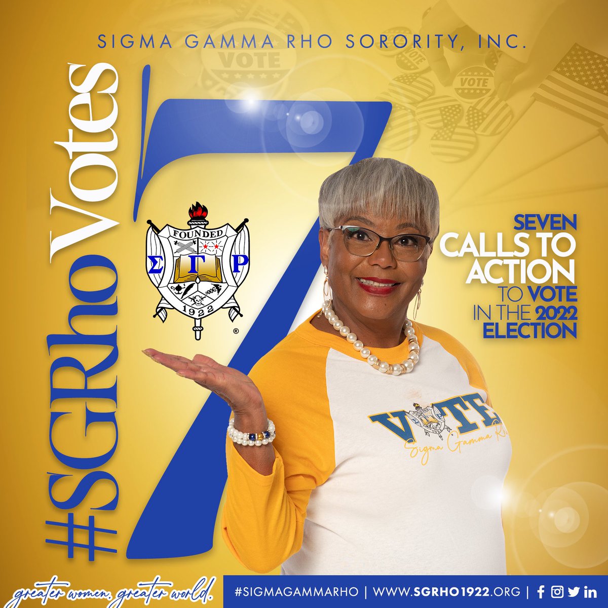 SGRho's tweet photo. Election Day is around the corner and we want to ensure that everyone is prepared! The #SGRhoVotes campaign will help ensure that everyone is ready for this upcoming election season. We will be sharing important information leading up to Election Day! https://t.co/Ajzqr58GIK