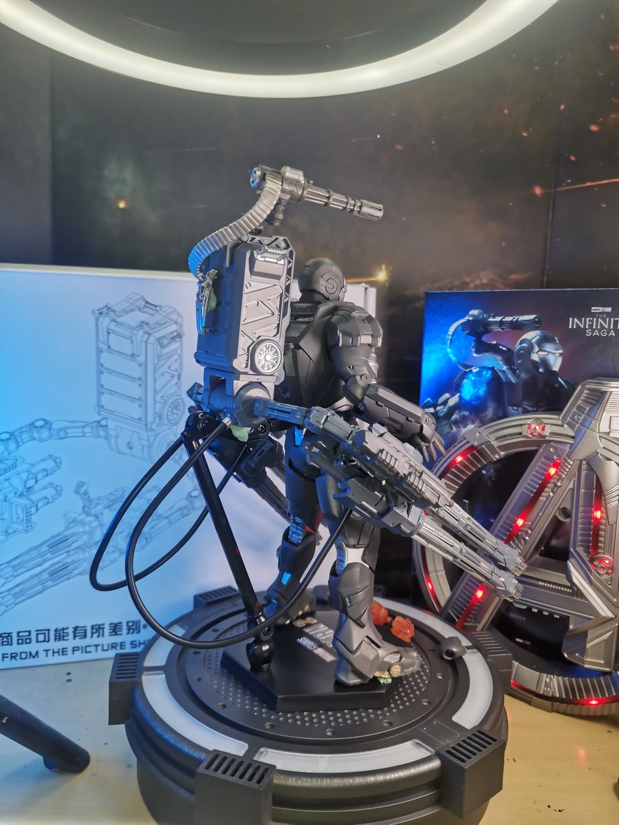 rtcifra's tweet photo. NEED GUNS! LOTS OF GUNS! Gatling gun attachment for ZD Toys War Machine Mark 1 #warmachine #MarvelStudios https://t.co/woWXA3Z4JR