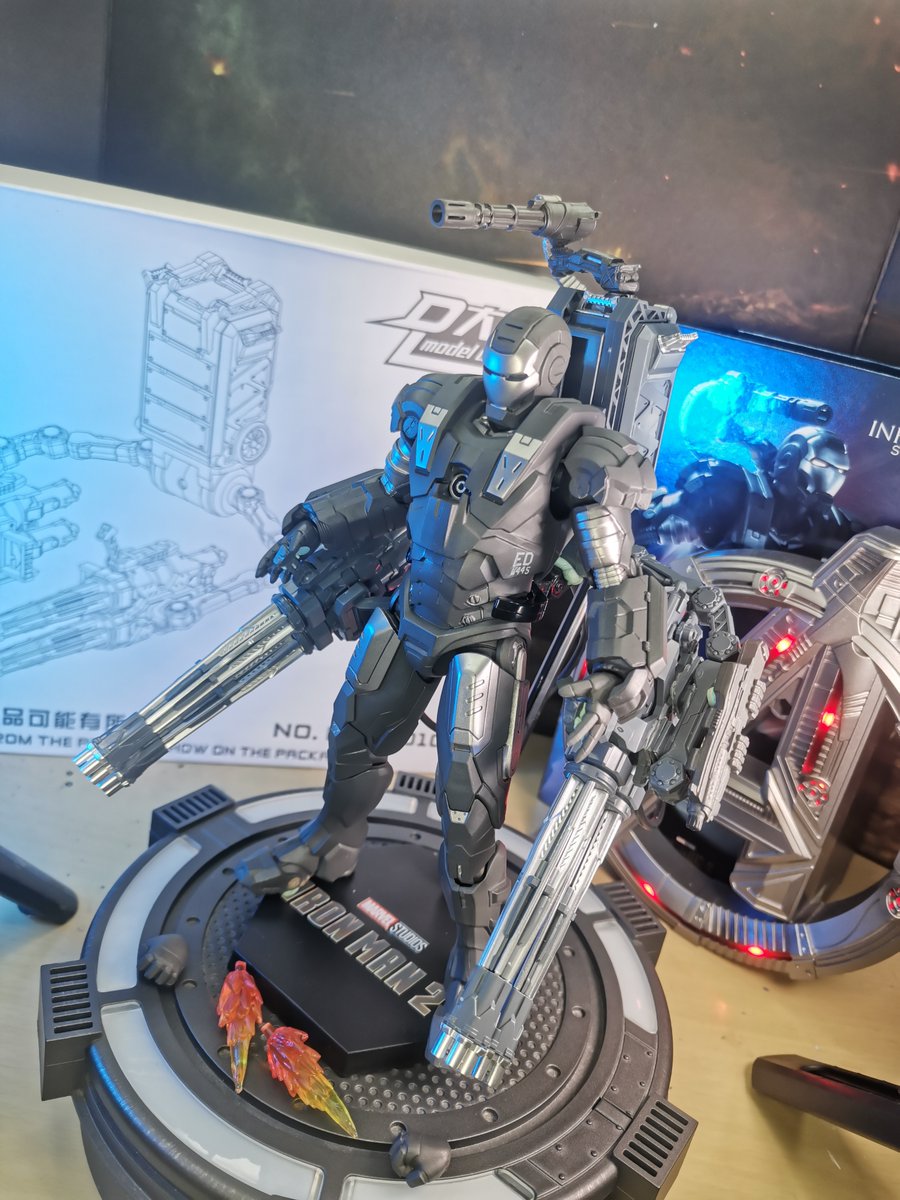 rtcifra's tweet photo. NEED GUNS! LOTS OF GUNS! Gatling gun attachment for ZD Toys War Machine Mark 1 #warmachine #MarvelStudios https://t.co/woWXA3Z4JR