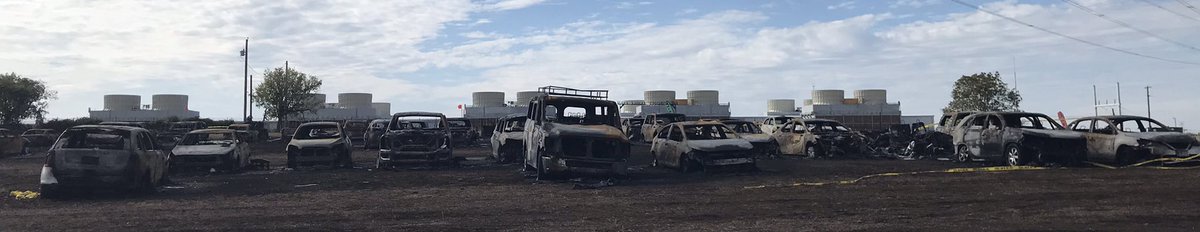 What’s left of the cars at Robinson Family Farm after Saturday’s fire. Hear from the owners on the next step tonight at 9 on <a href="/KWKTFOX44/">KWKT FOX 44</a>