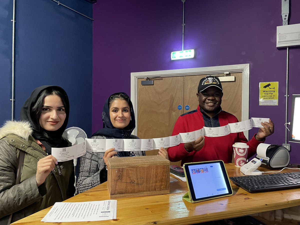RightsCommunity's tweet photo. We popped into @FilmLeigh to purchase 🎟 for the half-term showing #TheAddamsFamily on 29/10/22
x20 young people looking forward to watching their 1st film in this #safespace
#FearAtTheFactory
#ScaryOctober #Halloween
@ElizabethC50 @beeblebear https://t.co/1b6RiVoeUK
