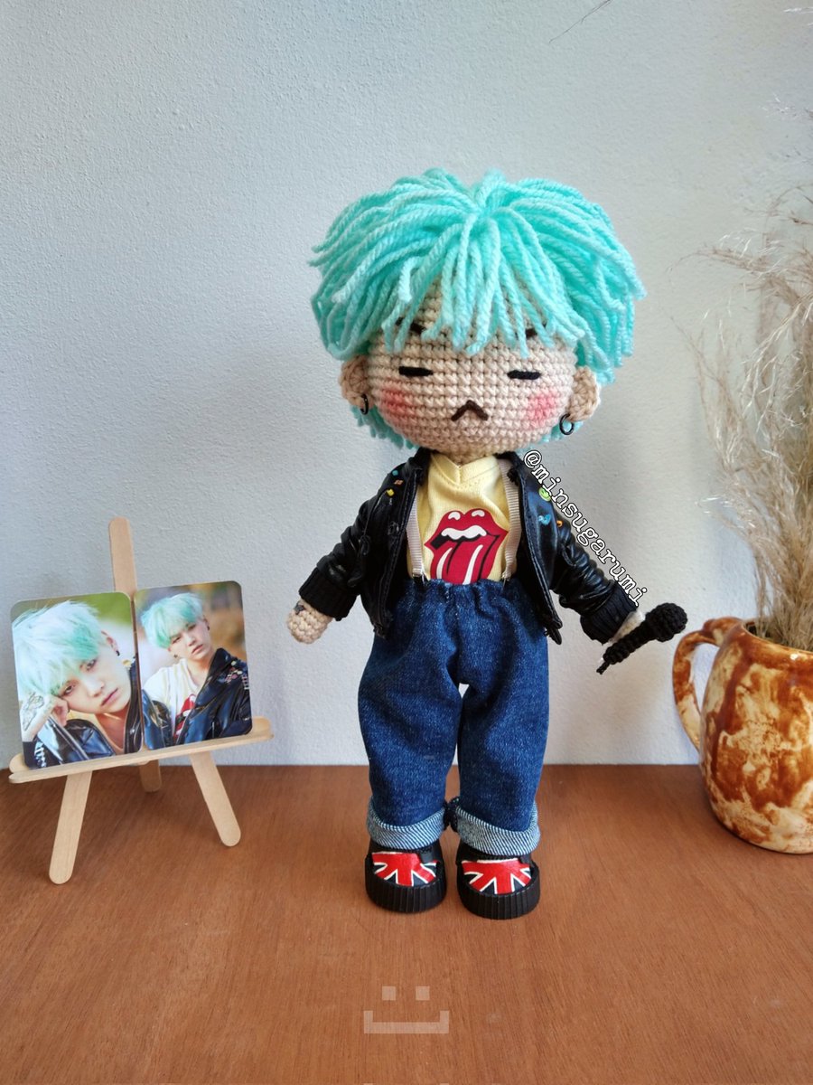 minsugarumi's tweet photo. 🏃🏻 Yoongi Mentita 💚
https://t.co/c4wA4A7zbM
• Tamaño: 27 cm
#bts #btscrochet #btsamigurumi #crochet #amigurumi #handmade #diybts #btsdiy #doll #btsarmy #army #bangtan #방탄소년단 #btsdoll #btscollection #suga #yoongi #minyoongi #슈가 #민윤기 #윤기 
@BTS_twt https://t.co/uRcLMoc6y4