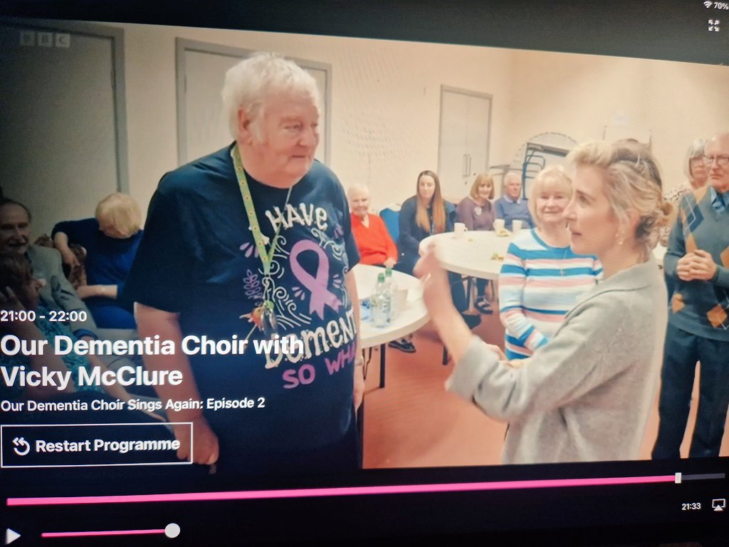 EDUCATE on BBC1 🥳 we are so proud of all our members; showing the power of music and the importance of involving the younger generation to combat the stigma around dementia. We hope you enjoyed it 👏 @OurDemChoir @Vicky_McClure @MusicforDemUK #ourdementiachoir #dementiachoir