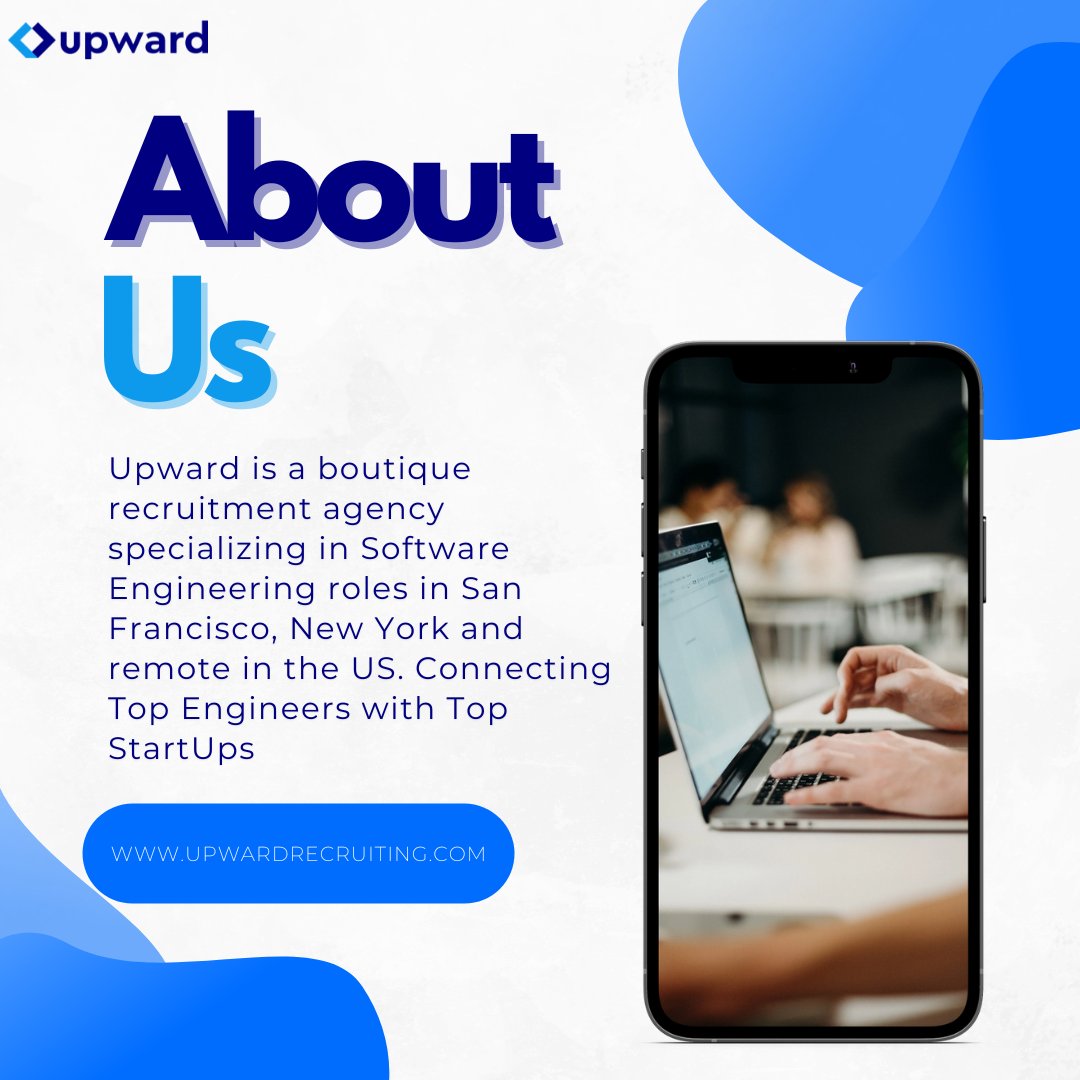 Who we are??

We are a Boutique Staffing Agency helping Top Start-Ups hire Top Engineers. 💯

Our passion is to help people help companies diversify their engineering teams!💥

DM if you need any help with a job search or looking for a new team member! 👏