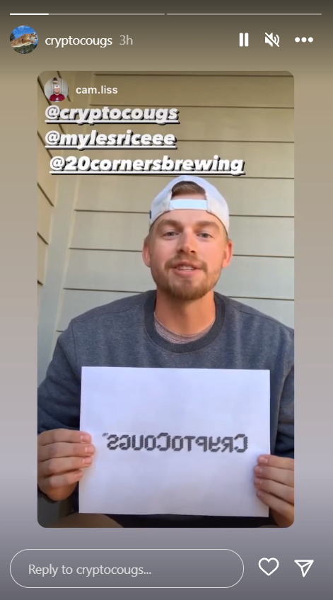 CryptoCougs's tweet photo. #CougsHelpCougs - NIL powered by @CryptoCougs 

1⃣@mylesrice02 turns adversity into opportunity to educate &amp; advocate for cancer research

2⃣ Coug owned @20cornersbrew provides @LissCameron NIL sponsorship opportunity

3⃣@wsucougarbsb uses NIL to empower @WSUCougarMBB #GoCougs https://t.co/xqKfXMtDWQ
