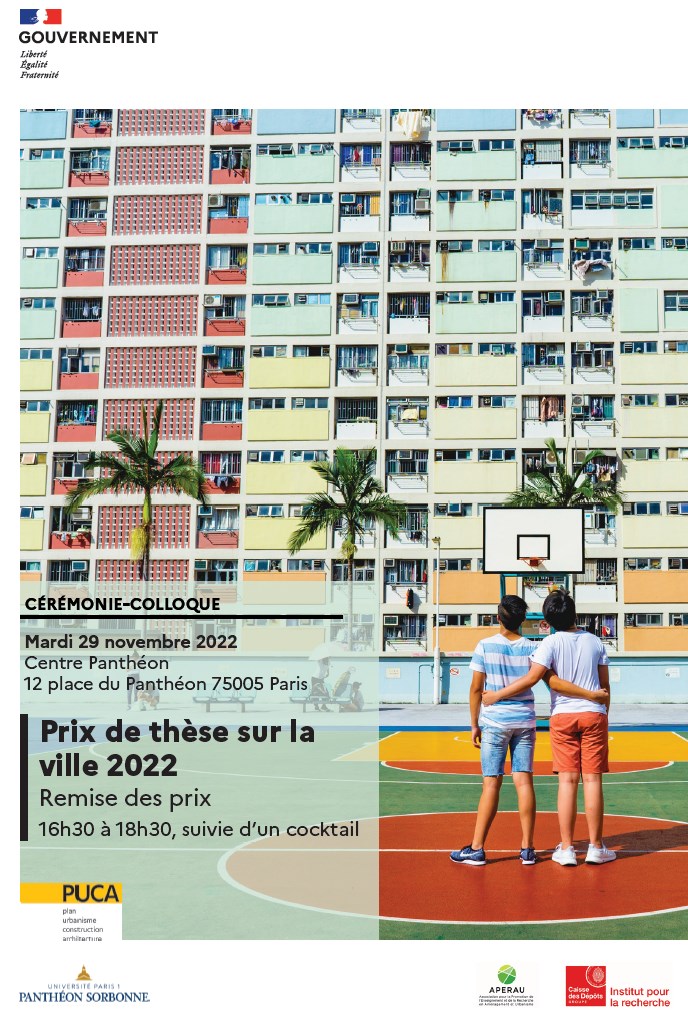 Marc Dumont (@dumontmarc) on Twitter photo P. Lecat, M. Chapouton, M. Haidar, S. Kasri : rencontrez les lauréat.e.s 2022 du Prix de thèse sur la Ville à <a href="/SorbonneParis1/">Université Paris 1 Panthéon-Sorbonne</a> le 29 novembre.
Programme Ă venir !
Palmarès : urbanisme-puca.gouv.fr/prix-de-these-…
@popsu_puca <a href="/caissedesdepots/">Caisse des Dépôts</a> <a href="/Aperau_Internat/">APERAU Internationale</a>
<a href="/juliettemaulat/">Juliette maulat</a> P. Lecat, M. Chapouton, M. Haidar, S. Kasri : rencontrez les lauréat.e.s 2022 du Prix de thèse sur la Ville à <a href="/SorbonneParis1/">Université Paris 1 Panthéon-Sorbonne</a> le 29 novembre.
Programme Ă venir !
Palmarès : urbanisme-puca.gouv.fr/prix-de-these-…
@popsu_puca <a href="/caissedesdepots/">Caisse des Dépôts</a> <a href="/Aperau_Internat/">APERAU Internationale</a>
<a href="/juliettemaulat/">Juliette maulat</a>