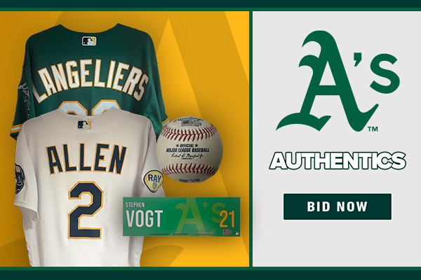 Lineup cards, game-used baseballs (inc Stew #34), jerseys & locker nameplates from the '22 season are available👉athletics.auctions.mlb.com #drumtogether