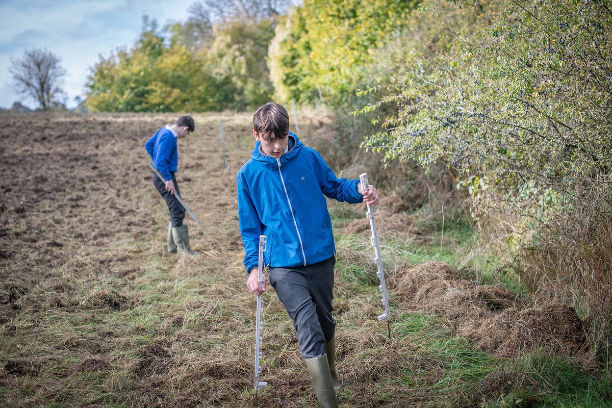 We are passionate about environmental education. Today we welcomed students from <a href="/Thomas_Keble/">Thomas Keble School</a> who helped sow yellow rattle @KnappFarmUK as part of a meadow restoration project. The activity forms part of their Employability studies #Stroud #GloriousCotswoldGrasslands