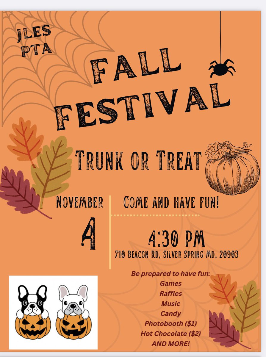 MsMaricelaR's tweet photo. Can’t wait to celebrate with our School community, family, students, and our wonderful PTA team! #JLES #Vicepresident #Leleck #FallFestival https://t.co/8t4I9XxVHz