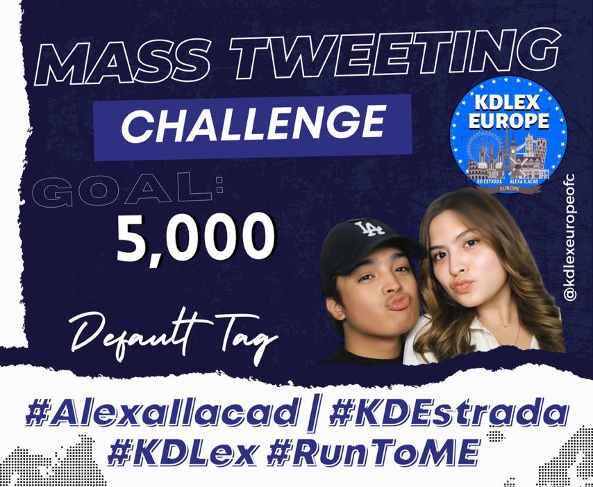 kdlexeuropeofc's tweet photo. Hello sweethearts and solids. Join us and tell us what you love about @alexailacad and @kdestrada_ . Mass Tweeting Challenge !
Goal: 5,000 Replies with Default Tag
(and Three Words )
@alexailacad @kdestrada_
#KDEstrada #AlexaIlacad
#KDLex #runtomefinale https://t.co/jRnNkwrziZ