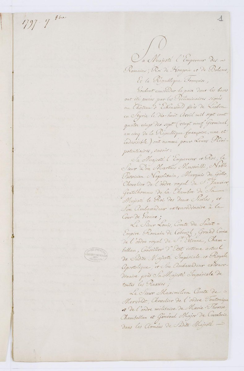 LAURASolete123's tweet photo. El 17/10/1797 fue firmado el Tratado de #Campoformio por Napoleón Bonaparte y los austriacos.
Marcó el final de la Primera Coalición, la victoriosa conclusión de las campañas de Napoleón en Italia y el final de la primera fase de las Guerras Napoleónicas. https://t.co/aW8GC9s1B5