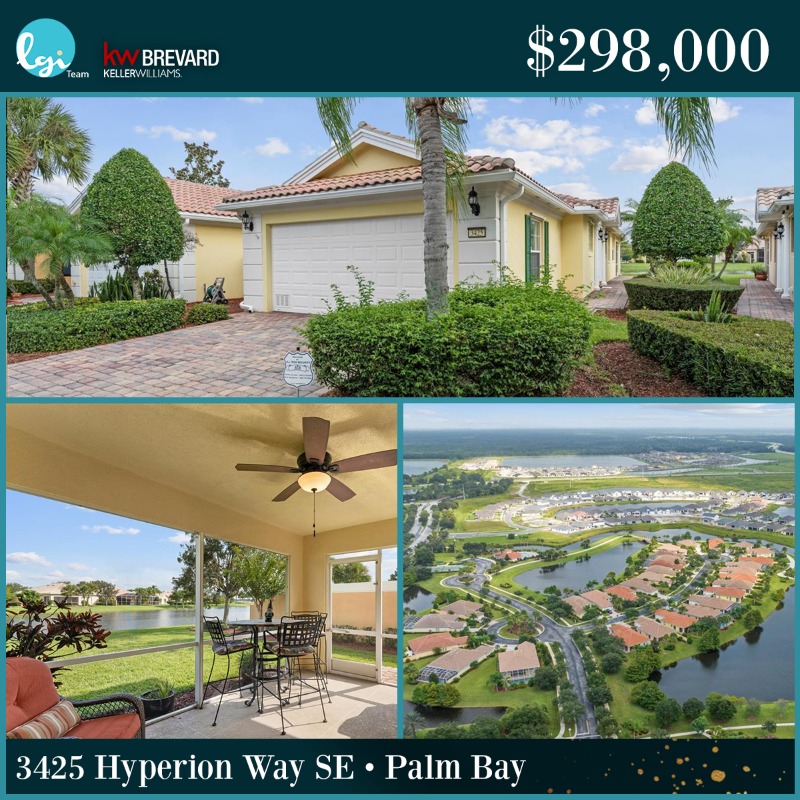 TheLGiTeam's tweet photo. 𝑷𝒓𝒊𝒄𝒆 𝑰𝒎𝒑𝒓𝒐𝒗𝒆𝒎𝒆𝒏𝒕 𝒊𝒏 𝑷𝒂𝒍𝒎 𝑩𝒂𝒚
This 2-Bedroom Home inside the Lakes at Waterstone is now Listed at $298,000! 

Tour online at https://t.co/coFB4iheac
Then call us at (321) 355-2711 to schedule a walk-thru! 
#brevardcounty #homeforsale