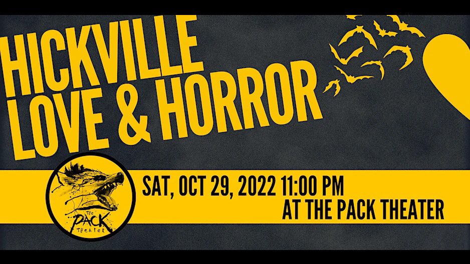 iopictures's tweet photo. “HICKVILLE LOVE AND HORROR”
Presented by THE PACK THEATER near HOLLYWOOD FOREVER
$15, Saturday, October 29, 2022, 11 PM #DeathNight #Halloween #LGBTQ #Horror @PackTheater
https://t.co/8QNewR20RK https://t.co/lUazz90kGf