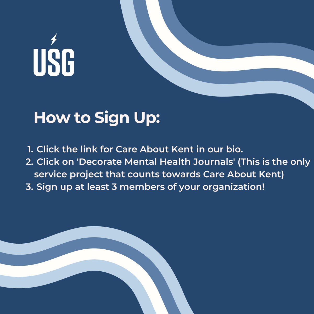 Kent State USG tweet media