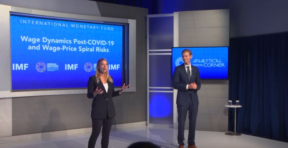 In a new Analytical Corner presentation and discussion, Silvia Albrizio and Niels-Jakob Hansen from the IMF's research department discuss inflation, wage dynamics post COVID-19, and more: bit.ly/3CEhgTY