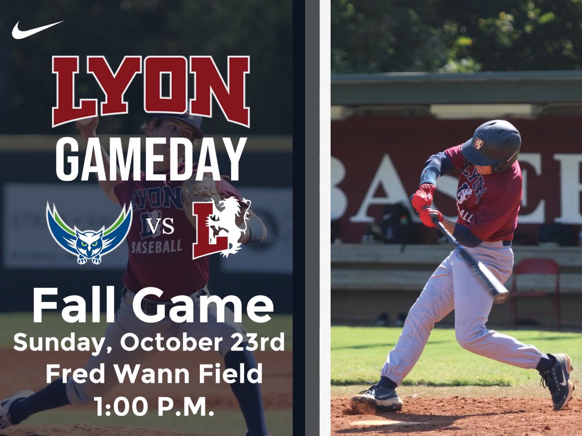 LyonBaseball's tweet photo. Come on out and watch the Scots! https://t.co/kvu3LkRam1