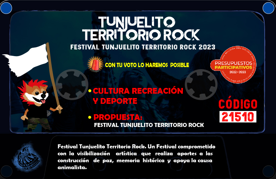 local_mesa's tweet photo. 🔥¡IMPORTANTE¡🔥                                                      Fraterno saludo desde la Mesa Local de Rock de Tunjuelito. Requerimos de su apoyo para que se pueda desarrollar el Festival Tunjuelito Territorio Rock
VOTAR: 
Vía WhatsApp https://t.co/8rT1ScB2Vb
Código: 21510 https://t.co/VarHFssh2r