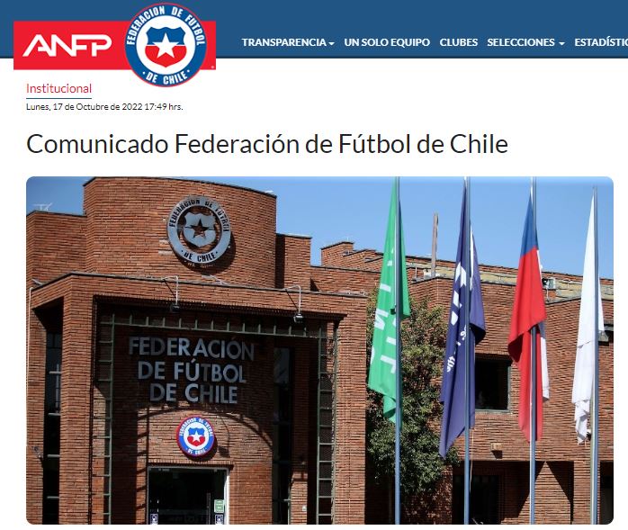 Radio Sport Chile on Twitter "FÚTBOL El directorio de la Federación de Fútbol de Chile (FFCH