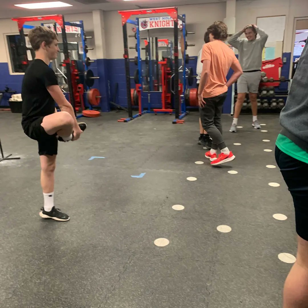 boys_holmes's tweet photo. Weightroom and track work today! One week before first official practice! Can't wait! #WereBetterTogether https://t.co/TcCYkt7HmW