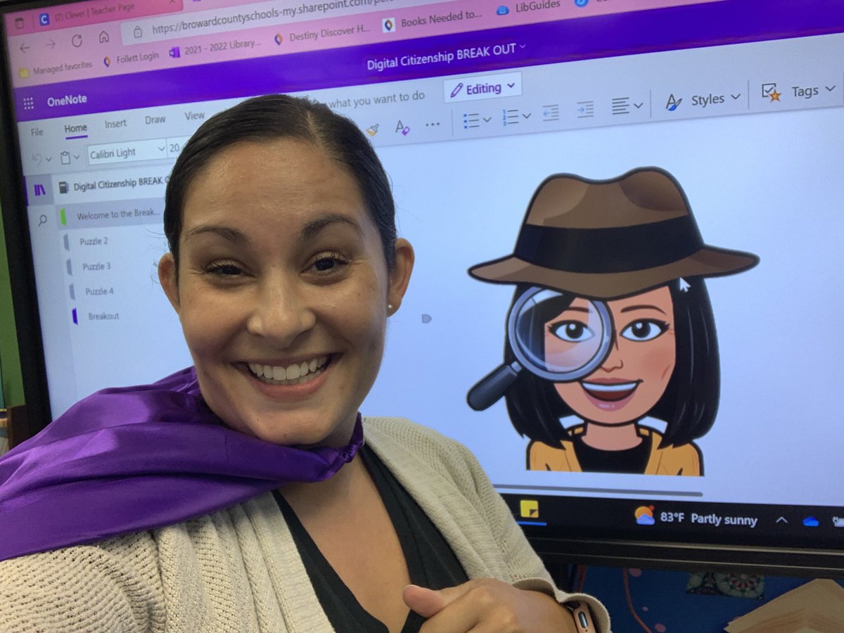 MsFossella's tweet photo. Students in grades 3-5 did an AMAZING JOB with todays @OneNoteEDU Breakout on #DigitalCitizenship We had a blast!! 🎉💻

🔐 Great job connecting and problem solving🌍💯#DigitalCitizenshipWeek 
#MIEExpert #MicrosoftEDU #OneNote @MsJRivero @FloridaMIEE @MIEE_Flopsie @BCAMSLibraries https://t.co/c9AmQtcfL8
