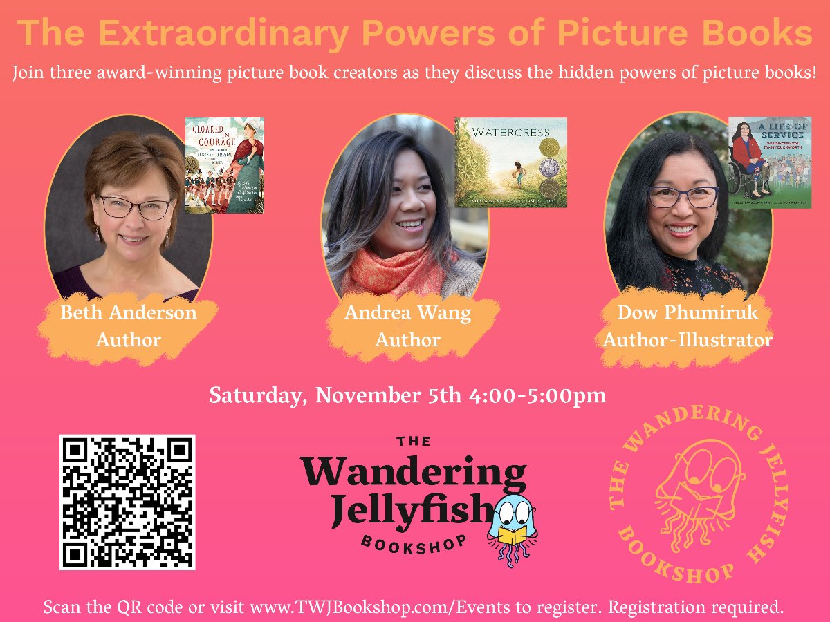 TWJBookshop's tweet image. This Week at #twjbookshop - 2nd Ave Book Club, Wandering Jellyfish #NaNoWriMo #WriteIns, #PictureBook #AuthorPanel, #Storytimes, and More! mailchi.mp/38007c8678c0/t…
#amwriting #writers #writingcommunity #niwotcolorado #niwot #boulder #longmont #events #twjbooks