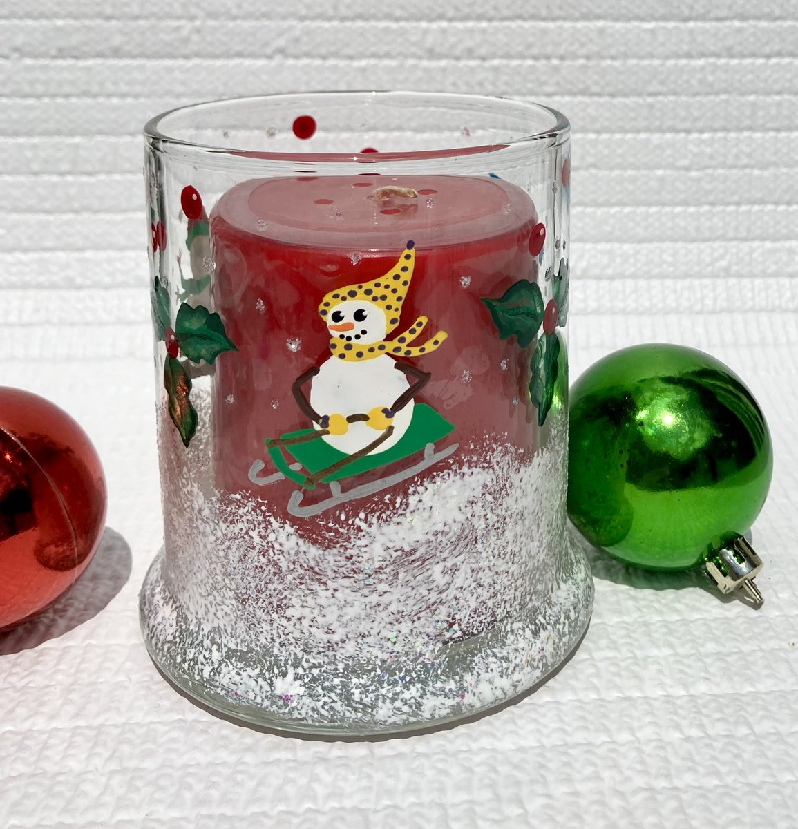 Snowman candle holder etsy.com/listing/128143… #snowmanlovergift #candleholder #christmasdecoration #TMTinsta #Christmasgifts #freeshipping #holidaydecor