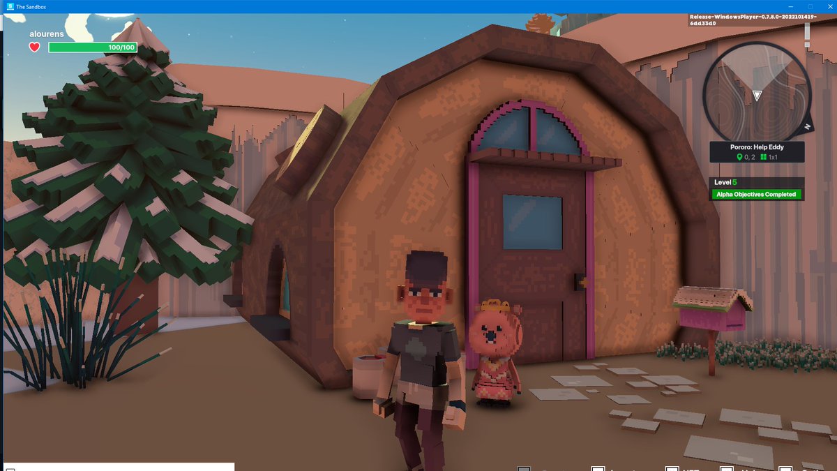 AngRetmen's tweet photo. @TheSandboxGame I just finished my quest on Pororo experience on the #SandboxAlphaS3 for a chance to win a Season 3 Alpha Pass! Here I am with a cute Pororo. Check out my screenshot!

#Pororo https://t.co/kvrRYOzIfO