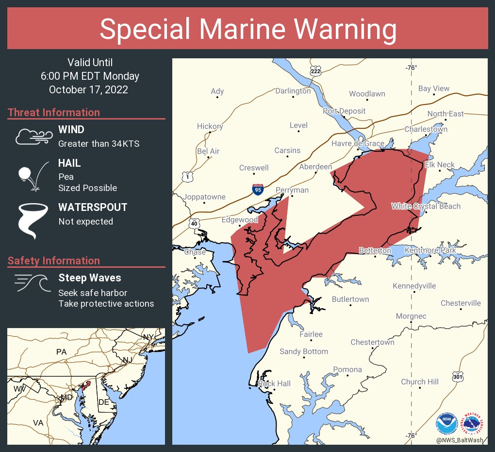 NWS BaltimoreWashington (NWS_BaltWash) / Twitter