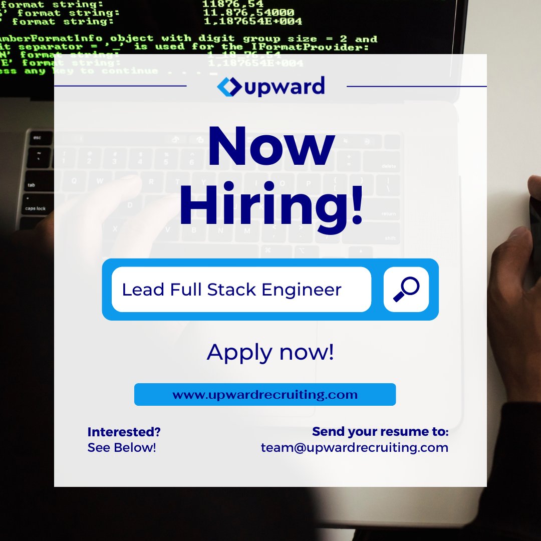 📣 If you have 5 years + of experience check out this New Job Available :

📌 $160k-$200k
📌 Start Up Company with Room to Grow!
📌 Full Benefits
📌 In NYC!
📌 Awarded Great Place to Work

DM us or find us on our website to learn more! 🤑🙌