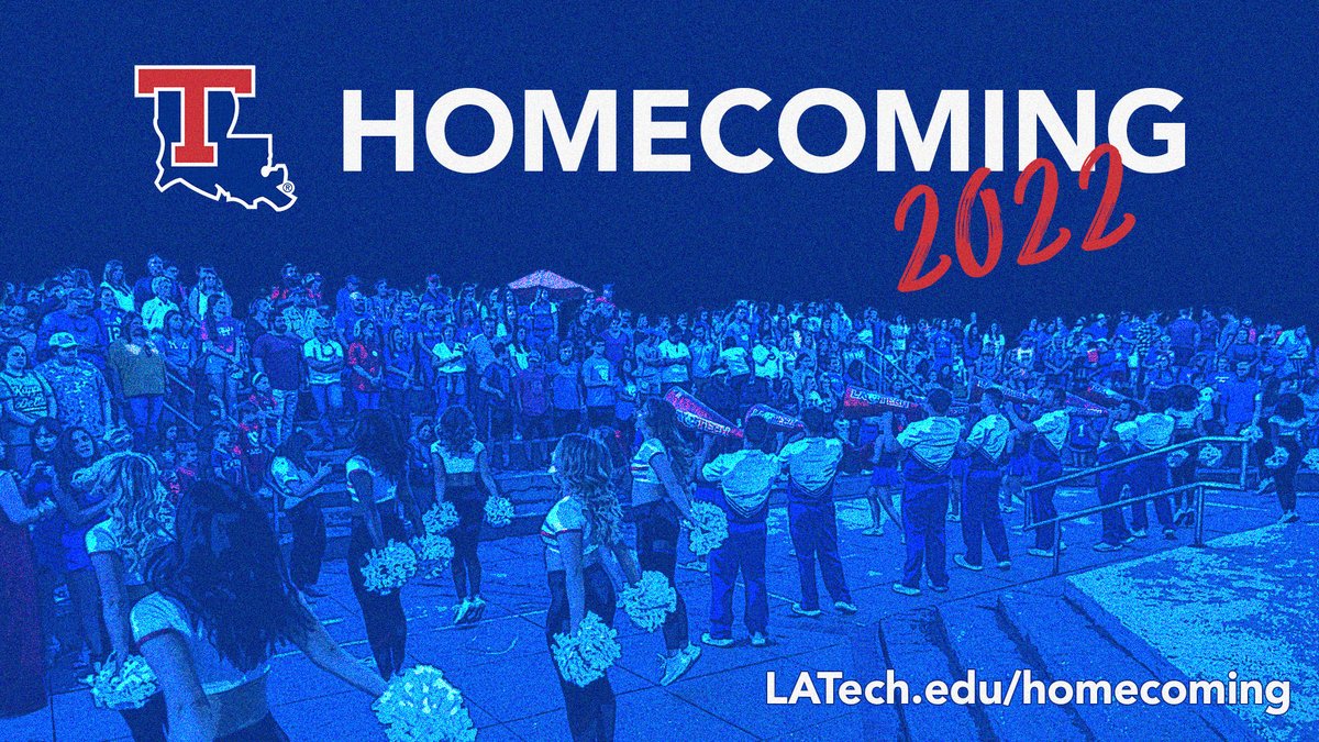 Here we go! 📅 This week is set to be a big one, and we've already begun the celebrations!

Visit latech.edu/homecoming for a detailed list of the many events on this week's schedule.

#EverLoyalBe