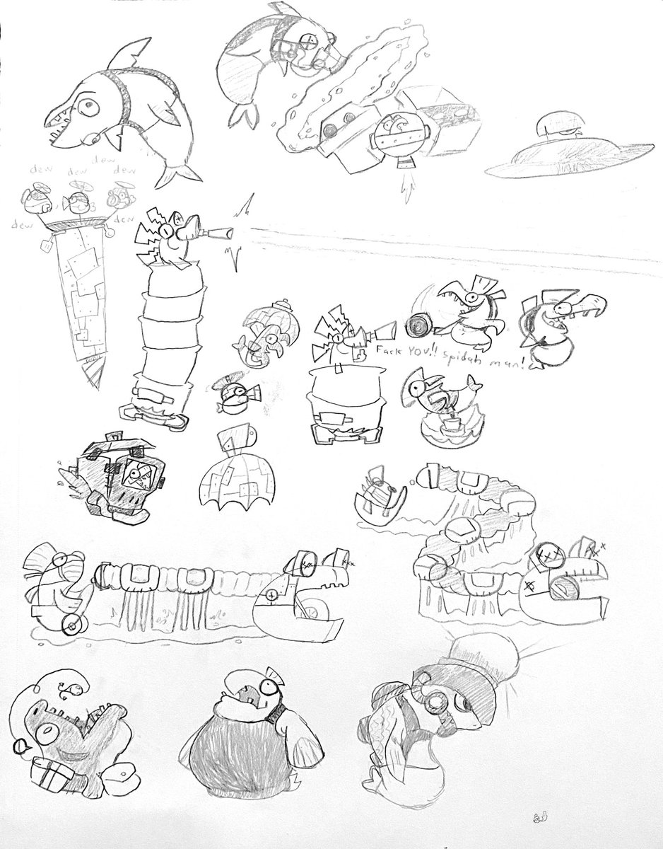 i drew every normal boss salmonid to the best of my ability

#splatoon #splatoon3 #salmonrun #splatoon3fanart 