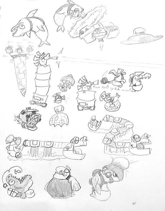 i drew every normal boss salmonid to the best of my ability

#splatoon #splatoon3 #salmonrun #splatoon3fanart 