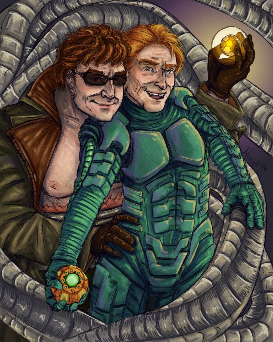 PaleMoonshadows's tweet photo. #octogoblinoctober 5. Alter Egos
I love the Raimiverse villain designs but heck is the Green Goblin suit ridiculously detail heavy and tedious to draw 😂
From here on I'll be jumping around and doing the prompts I have the best ideas for! https://t.co/tocBnffbTB