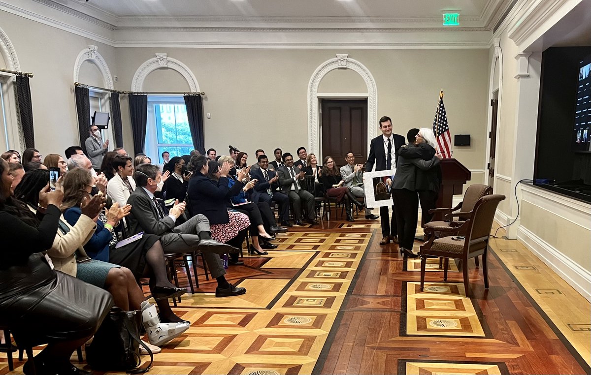 As we begin a new chapter here at <a href="/WHOSTP/">White House Office of Science & Technology Policy</a>, we cannot thank <a href="/AlondraNelson46/">Alondra Nelson</a> enough for her steady leadership and commitment to the advancement of science and technology.