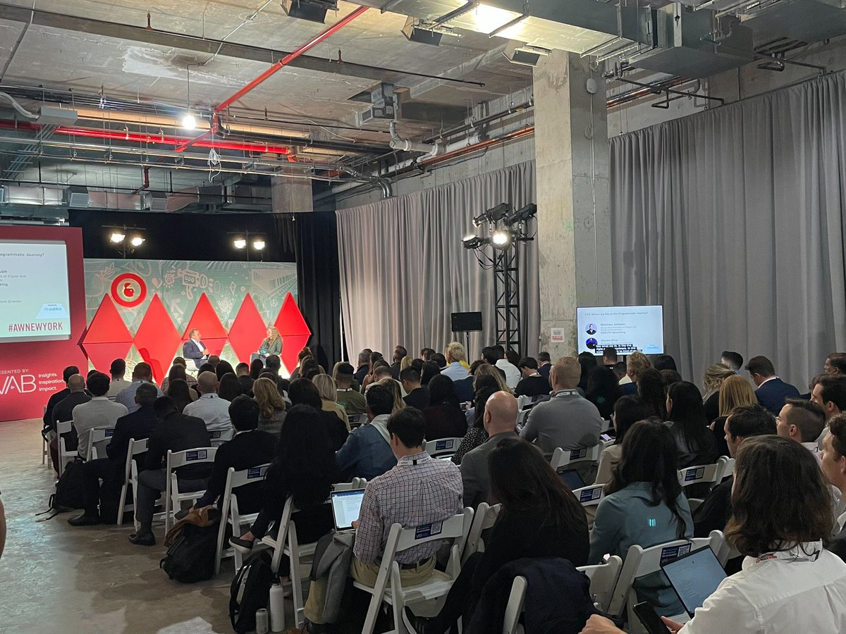 Publica by IAS (@getpublica) on Twitter photo Standing room only for the Publica CTV discussion between <a href="/alysha_dino/">Alysha DIno</a> & <a href="/DIRECTV/">DIRECTV</a> today at <a href="/advertisingweek/">Advertising Week</a> NYC.
A great conversation about the evolution of the addressable TV ecosystem, and the advertising technology and data powering its rapid growth!
#CTV #AWNewYork #SSAI Standing room only for the Publica CTV discussion between <a href="/alysha_dino/">Alysha DIno</a> & <a href="/DIRECTV/">DIRECTV</a> today at <a href="/advertisingweek/">Advertising Week</a> NYC.
A great conversation about the evolution of the addressable TV ecosystem, and the advertising technology and data powering its rapid growth!
#CTV #AWNewYork #SSAI