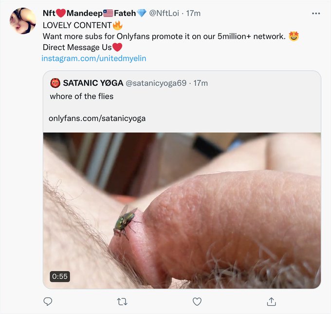 Watch SATANIC YØGA's leaked NSFW photo on TwXstars