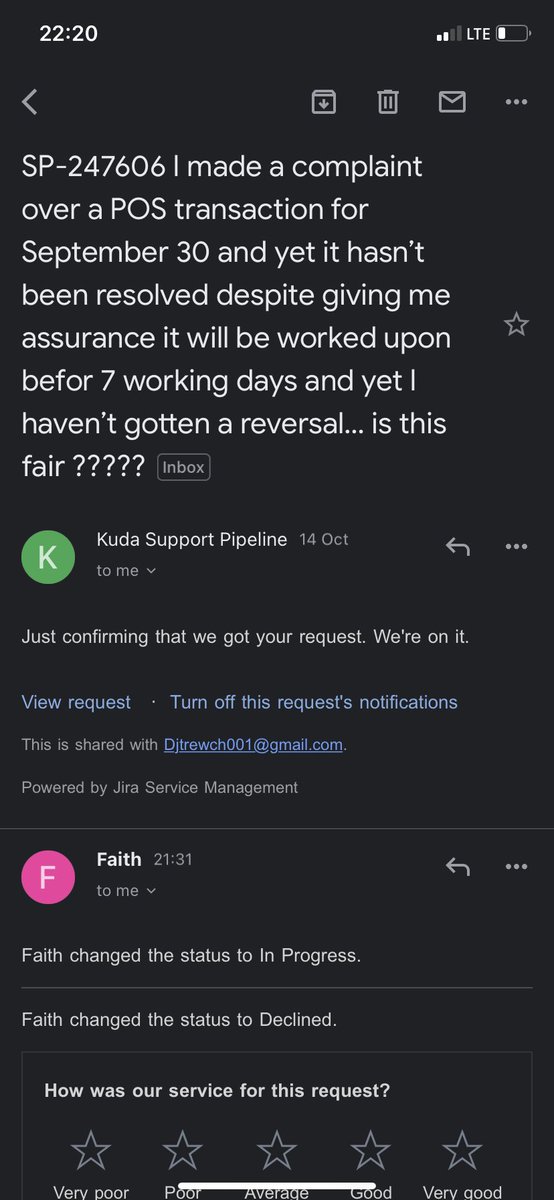 djtrech's tweet photo. @kudabankhelp @kudabank I got this mail not long what does this means ? https://t.co/CWyVujKwY7