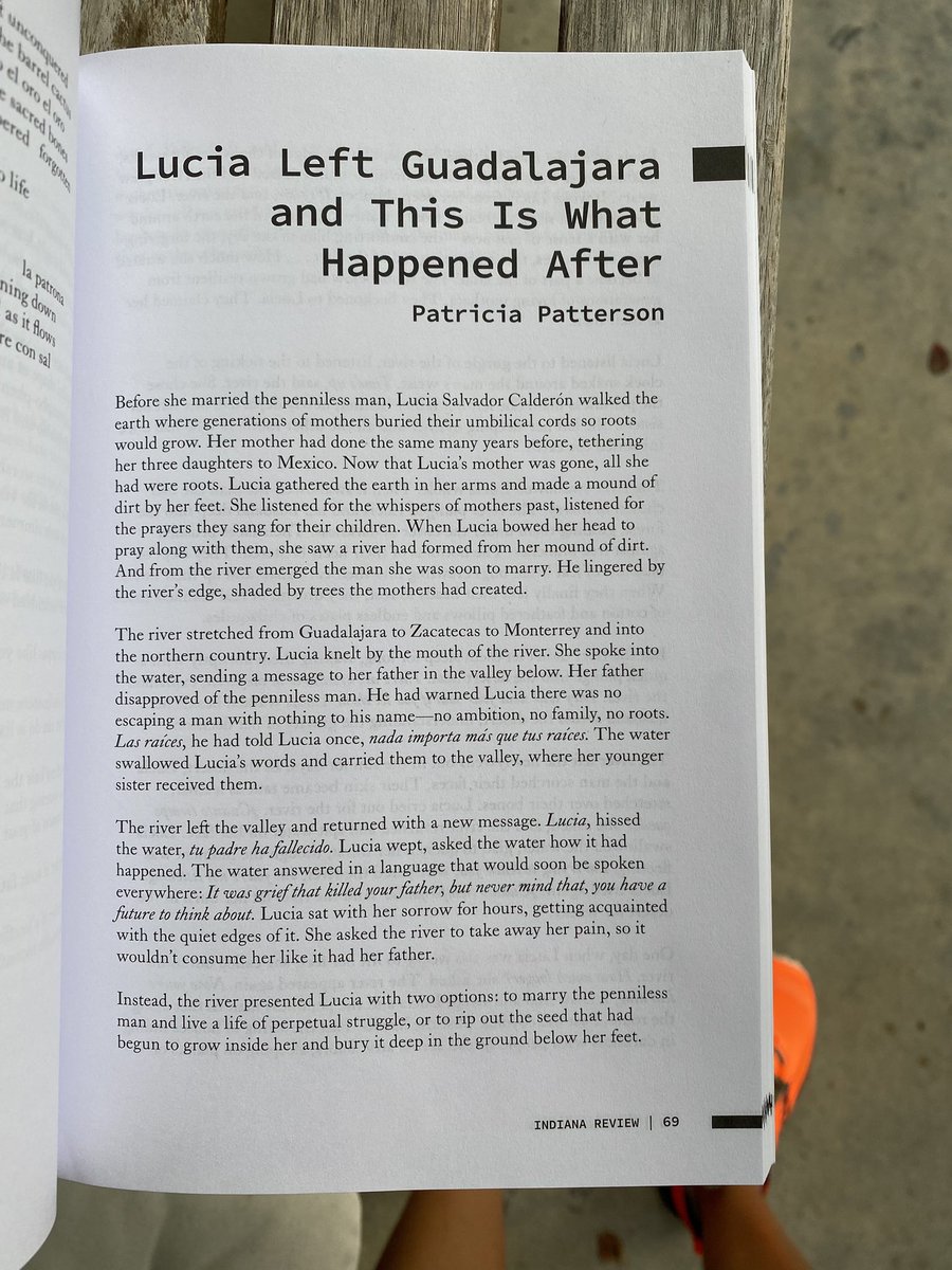 Patricia Patterson (@pmpatters) on Twitter photo Thankful for a good mail day to interrupt the wildness of life lately! Hereâs the 1st page of a fairytale I wrote about a character who makes the difficult decision to leave MĂ©xico for the U.S. Thank you to <a href="/IndianaReview/">Indiana Review</a> for publishing it! I canât wait to read the other pieces. Thankful for a good mail day to interrupt the wildness of life lately! Hereâs the 1st page of a fairytale I wrote about a character who makes the difficult decision to leave MĂ©xico for the U.S. Thank you to <a href="/IndianaReview/">Indiana Review</a> for publishing it! I canât wait to read the other pieces.