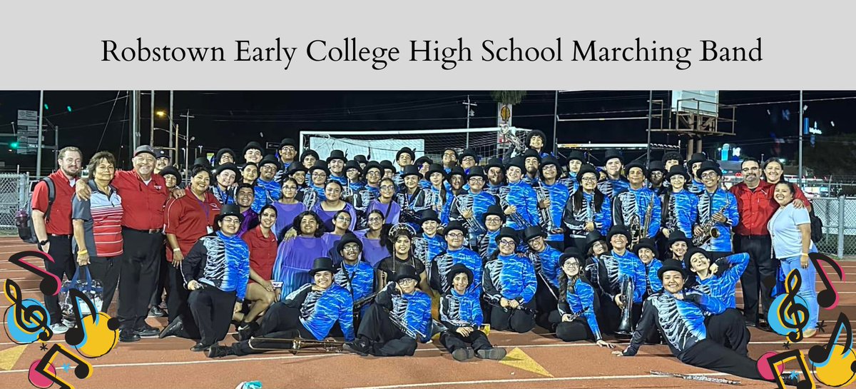 Congratulations to Robstown Early College High School Marching Band on Advancing to Area UIL Marching Competition.
#RobstownProud #providinglimitlessopportunitiesforsuccess