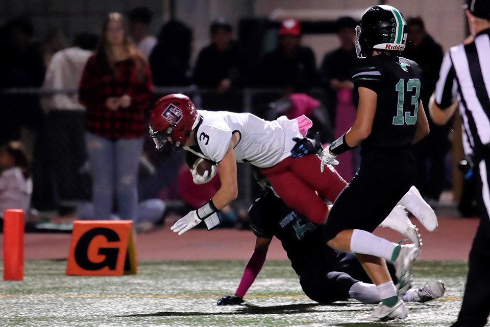 SMESAthletics's tweet photo. Tartans Top Mustangs 56-21 for Second Orange Coast League Win

Read More: https://t.co/GbriyJt91C https://t.co/Fl5HNUbRFi