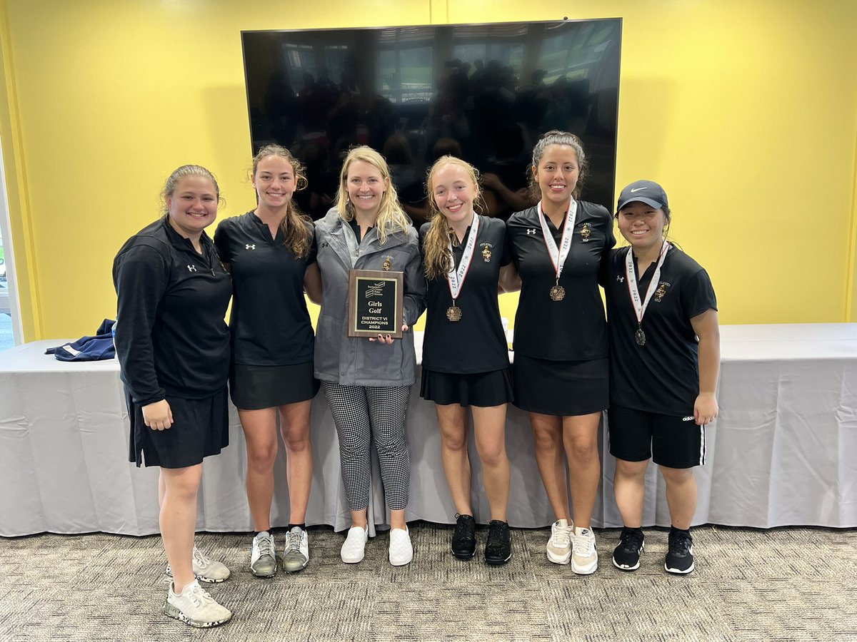 BCPSAthletics's tweet photo. Congrats to @Dulaney_Lions girls golf on winning 2022 @BaltCoPS county championship!! @BCPSSportsScene https://t.co/SGAy7gUpkx
