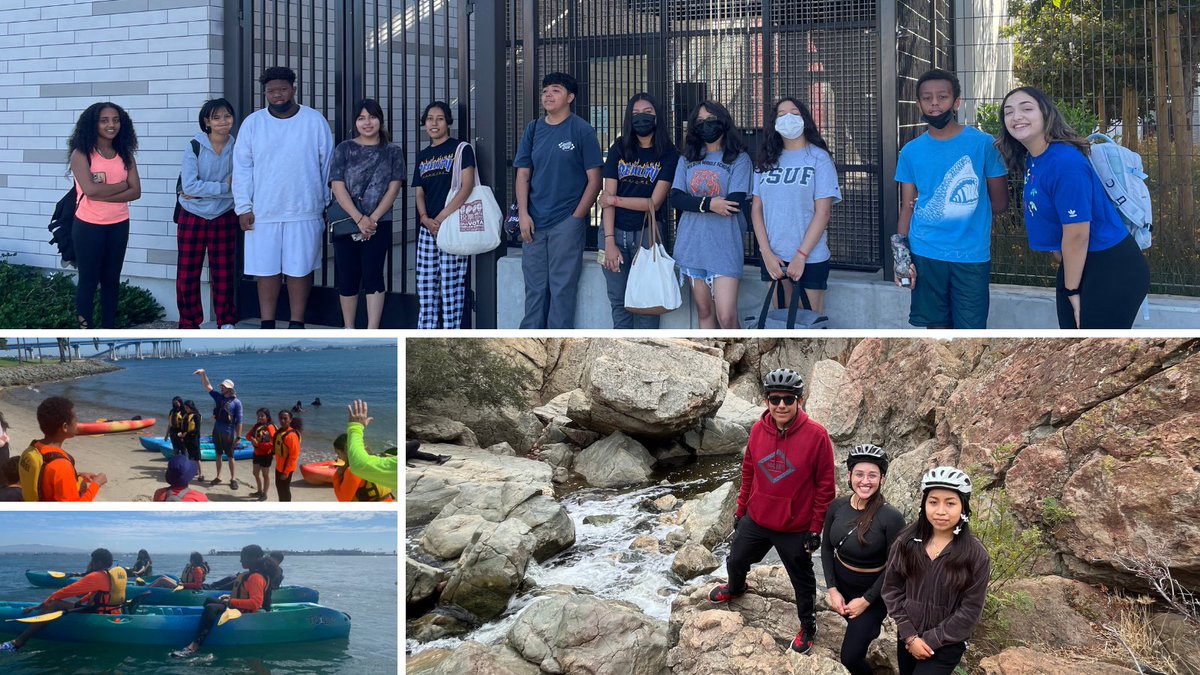 RealityChangers's tweet image. Reality Changers students recently went kayaking on Coronado Island and Mountain Biking in Rancho Peñasquitos. Thank you @OutdoorOutreach for making outings like these possible.

#RealityChangers #FirstGenerationStudent #OutdoorActivities #Kayaking #MountainBiking #SanDiego