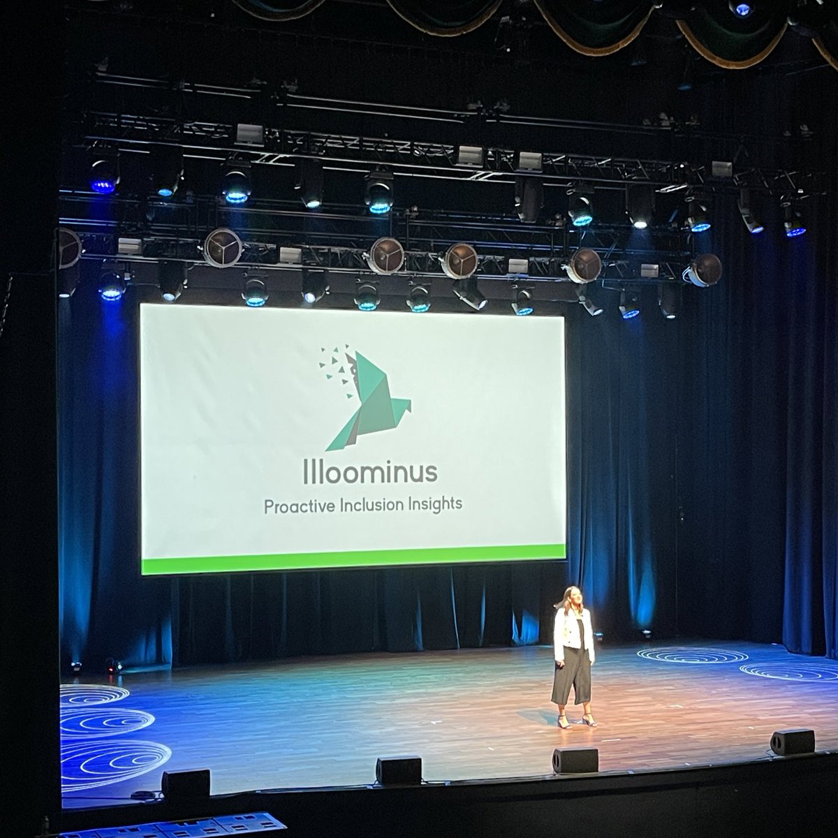 Next up pitching <a href="/Techstars/">Techstars</a> #Atlanta Demo Day is <a href="/NoLinNica/">Noelle London</a> CEO of illoominus.com who provide proactive inclusion insights for DE&amp;I leaders.