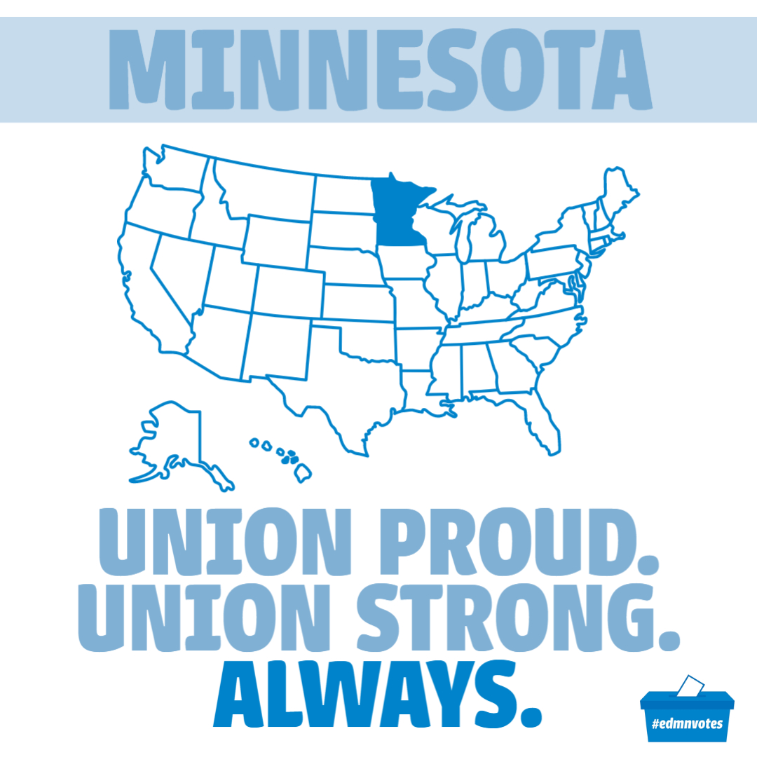 We must VOTE this fall if we want to negotiate better contracts this spring. Minnesota is one of the last Midwestern states with collective bargaining rights. BE A VOTER for pro-union leaders on or before Nov. 8 to keep it that way. #mnleg #mngov #edmnvotes