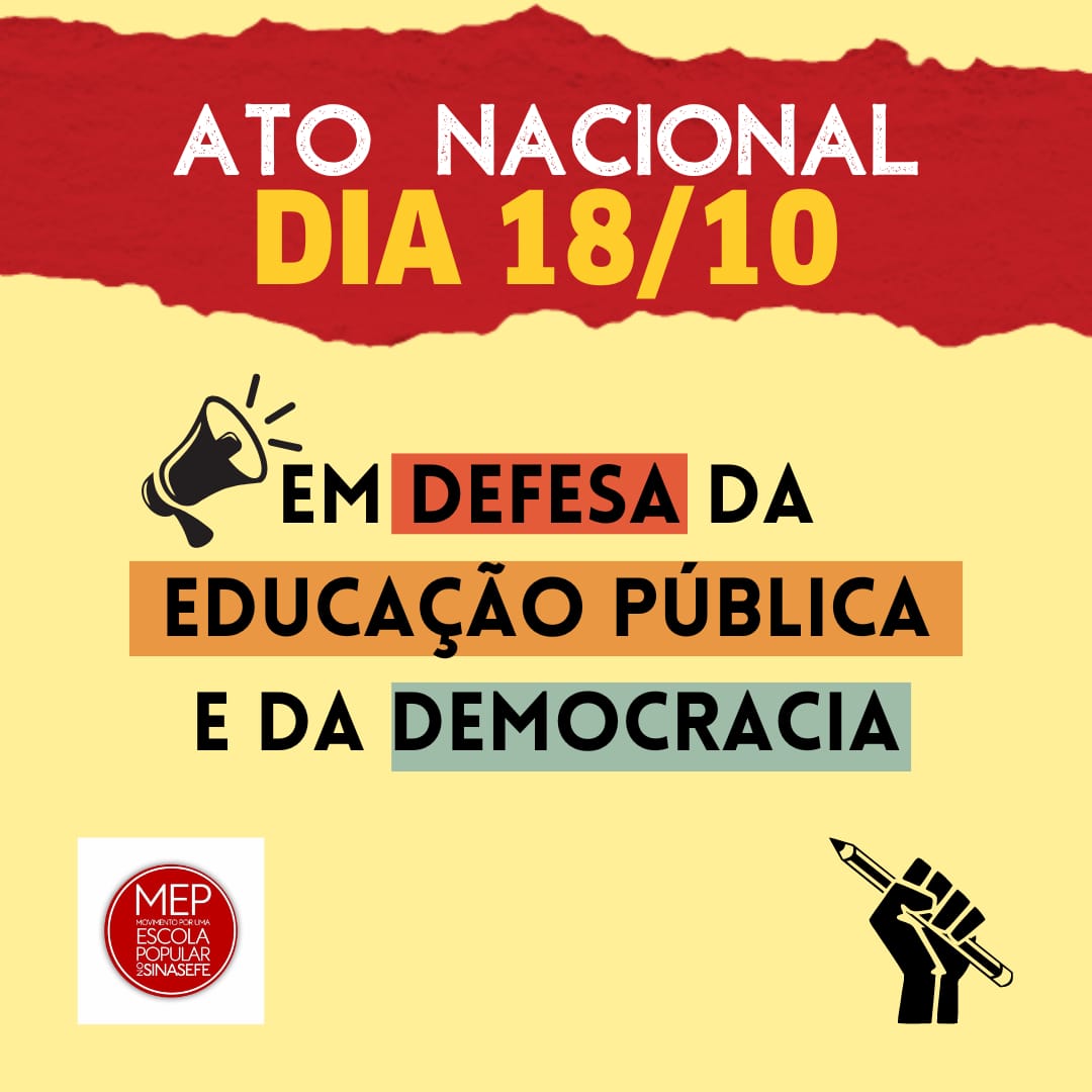 gabrimarquespcb's tweet photo. Nesta terça-feira, 18/10, voltaremos às ruas, em diversas cidades do país, para defender a Educação Pública e a democracia.
#ForaBolsonaro
#ContraOsCortesDeVerbasDaEducação
#ContraOsCortes
#TiraAMãoDoMeuIF
#18OForaBolsonaro
#MEPSINASEFE
#PEC32Não
#ServiçoPúblicoÉDoPovo https://t.co/IxTBjQQcvU