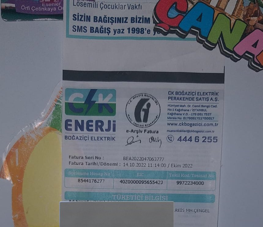 237 TL borcu var evde ağır yatalak hastası var destek olunur belki 😢